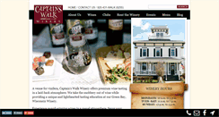 Desktop Screenshot of captainswalkwinery.com